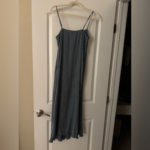 Madewell The Goldie Dress in Plissé Size 6 - Picture 5 of 5